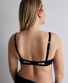 Soutien-gorge coque plongeant The night before Black bird Aubade 3IN08-BLAB