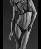 Bralette sans armatures + Mini-cœur Moonlight shadow Black silver Aubade 3X80-1-BLAI