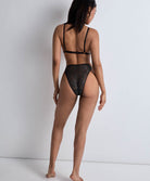 Bralette sans armatures + Mini-cœur Moonlight shadow Black silver Aubade 3X80-1-BLAI