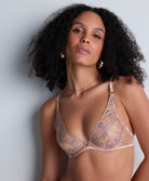 Soutien-gorge triangle armatures Sound of heart Lavender aura Aubade 4CF12-LAVN