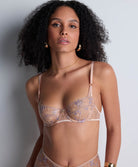 Soutien-gorge corbeille armatures Sound of heart Lavender aura Aubade 4CF14-LAVN