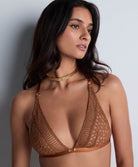 Soutien-gorge triangle sans armatures Stardust dream Amber gold Aubade 4D10B-AMBG