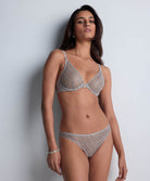 Soutien-gorge triangle Stardust dream Cosmos silver Aubade 4DF12-COSO