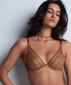 Soutien-gorge triangle Stardust dream Amber gold Aubade 4DF12-AMBG