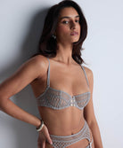 Soutien-gorge corbeille Stardust dream Cosmos silver Aubade 4DF14-COSO-1