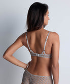 Soutien-gorge coque plongeant Stardust dream Cosmos silver Aubade 4DN08-COSO