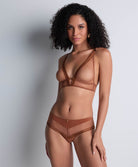 Soutien-gorge triangle sans armatures Sheer emotion Honey Aubade 4M10-HONE