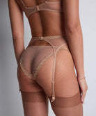 Porte-jarretelles Sheer emotion Sand Aubade 4M50-SANN