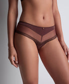Shorty Sheer emotion Sepia Aubade 4M70-SEPA