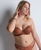 Soutien-gorge bandeau Sheer emotion Honey Aubade 4MP06-HONE