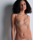 Soutien-gorge bandeau Sheer emotion Sand Aubade 4MP06-SANN