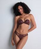 Soutien-gorge bandeau Sheer emotion Sepia Aubade 4MP06-SEPA	