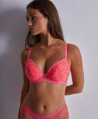 Soutien-gorge push-up avec coussinet Pure vibration Pink flash Aubade 2FN18-PINF