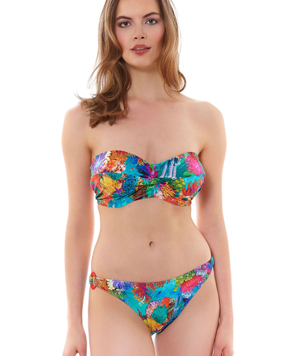Slip rio bresilien - Maillot de Bain Multicolore Reef Under the Sea Freya swim AS3932