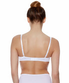 Soutien-gorge armatures classique Wacoal Eglantine blanc WEBFA662-WHE face