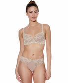 Soutien-gorge Armatures Classique Wacoal Eglantine brown WEBFA662-BRN face