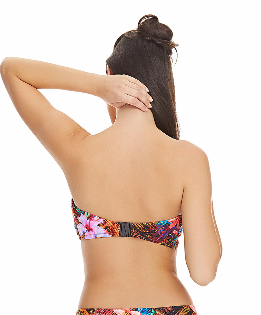 Bandeau de bain armatures twist Safari Beach Freya swimwear Multi