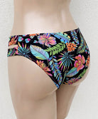Bas de maillot de bain culotte La tropicale Noir Antigel Bain FBA0362-NT