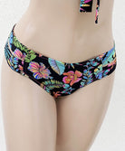 Bas de maillot de bain culotte La tropicale Noir Antigel Bain FBA0362-NT