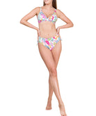 Bas de maillot de bain slip à coulisses La Muse des Îles multicolore Antigel Bain FBB0666-IP