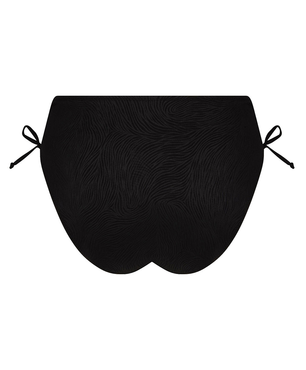 Bas de maillot de bain slip à coulisses La Muse des Vagues noir Antigel Bain FBB0626-NO 10