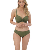 Bas de maillot de bain mi couvrant Fantasie swim Beach waves Olive FS502272-OLE