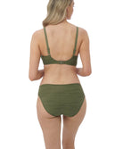 Bas de maillot de bain mi couvrant Fantasie swim Beach waves Olive FS502272-OLE