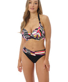 Bas de maillot de bain culotte ajustable Fantasie swim Sanoa island Black FS503077-BLK