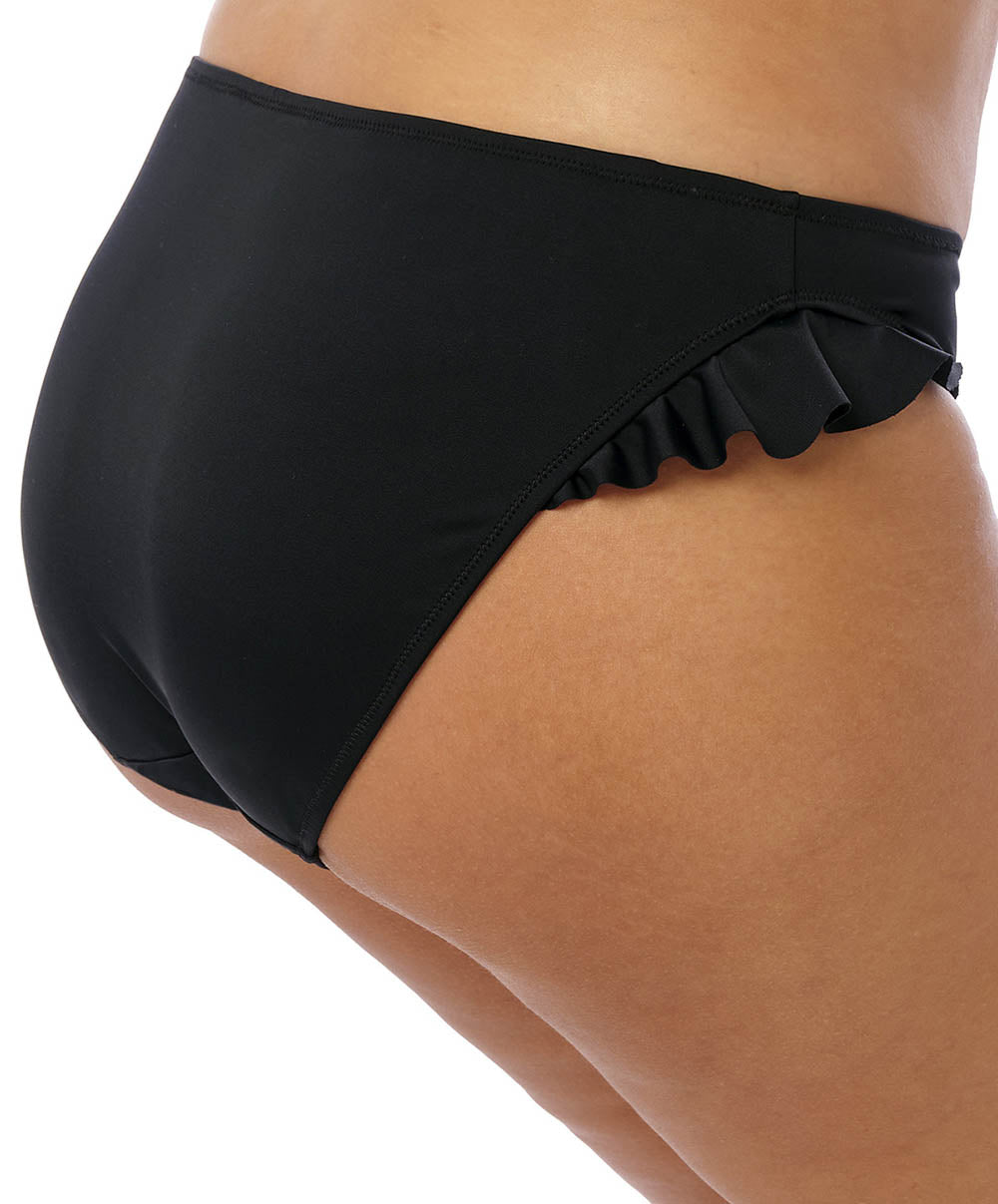 Bas de maillot de bain grande taille jambe haute Elomi swim Plain sailing Black ES7288-BLK