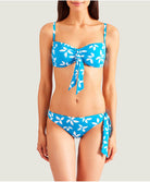 Bikini de bain foulard Couleur d'été Tahitien bleu Aubade Bain PK20-TATO