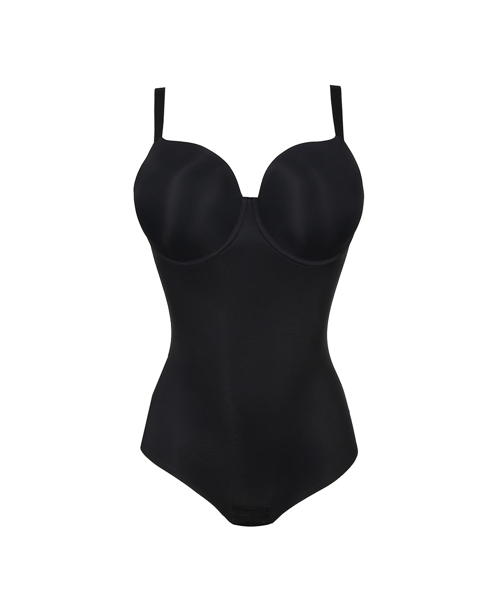 Body  bonnets moulés lisses à armatures invisible PrimaDonna Figuras charbon 0463256-CHB