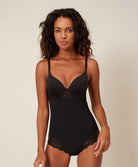 Body avec bonnets moulés Spacer Simone Pérèle Caresse noir 12A541-015
