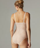 Body dentelle armatures cachées Simone Pérèle Comète sable rosé 12S510-772