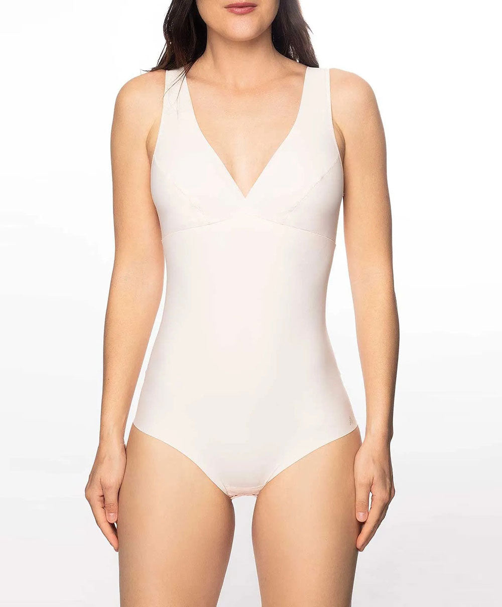 Body gainant sans armatures sans manches Antigel de Lise Charmel Culte Beauté rose délicat ECH5866-RD