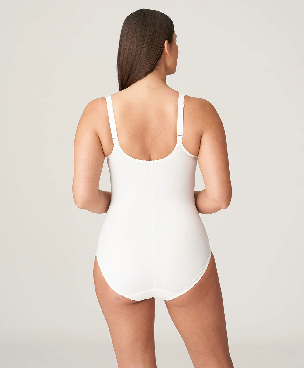 Body galbant à bonnets emboitants dentelle PrimaDonna Madison naturel 0462120-NAT