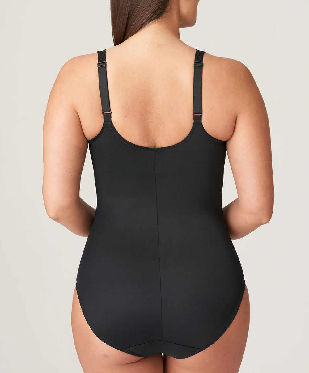 Body galbant à bonnets emboitants dentelle PrimaDonna Madison noir 0462120-ZWA