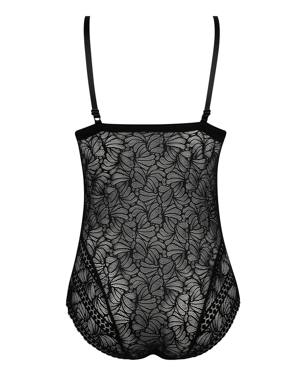 Body sans manches prêt-à-porter Antigel de Lise Charmel Atelier Séduction noir ELH5857-NO