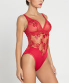 Body sexy prêt-à-porter Lise Charmel Glamour Couture rouge ALH5207-GD