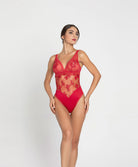 Body sexy prêt-à-porter Lise Charmel Glamour Couture rouge ALH5207-GD
