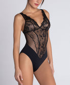Body prêt-à-porter très sexy sans manches Lise Charmel Sublime en Dentelle noir ALH5813-NO