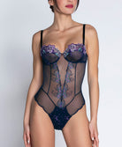 Body string sexy Lise Charmel Déesse Désirs mauve ACH4177-MD