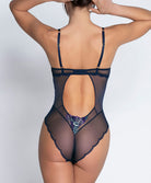 Body string sexy Lise Charmel Déesse Désirs mauve ACH4177-MD