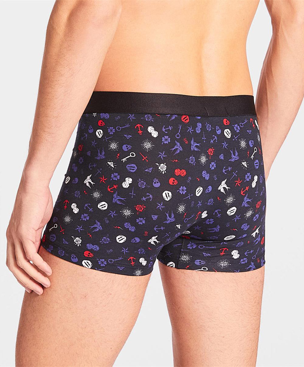 Boxer homme Micro-Motifs Aubade Men XB78T/MOTI