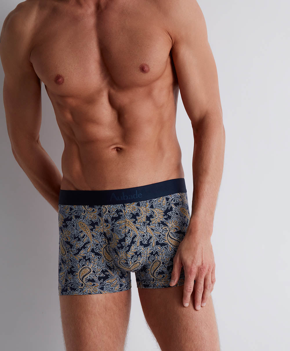 Boxer Aubade Paisley coton biologique GOTS Underwear Aubade Men XB78T/PAIS