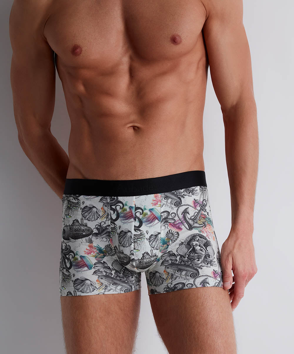 Boxer Aubade Strange sea Underwear Aubade Men XB78T/STRA