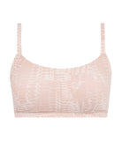Bralette à coques bretelles réglables Chantelle Softstretch imprimé sepent clair C11D20-A20 7