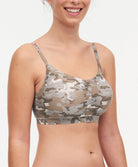 Bralette camouflage à coques bretelles réglables Chantelle Soft Stretch  camouflage C11D20-0AC