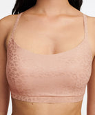Bralette paddée bretelles réglables Chantelle Soft Stretch leo scintillant C11DQ2-0X7