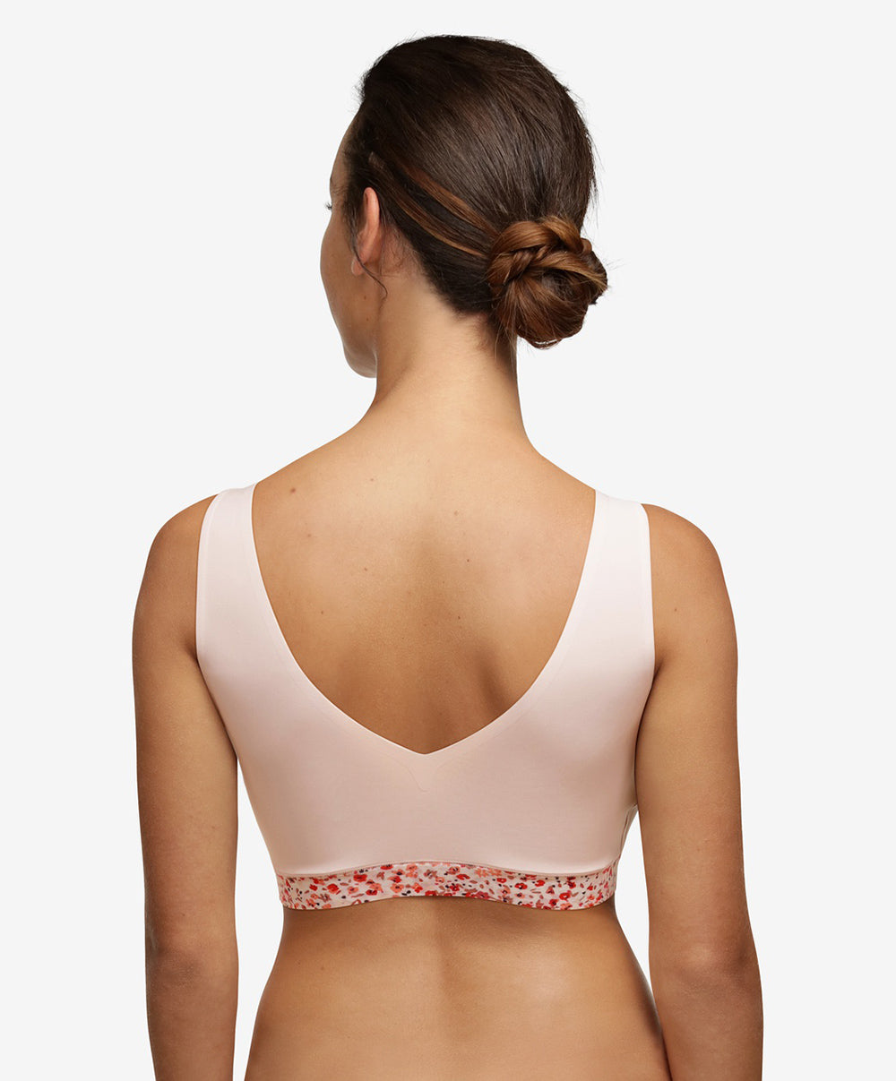 Bralette à coques à fleurs Chantelle Soft Stretch springtime C11D10-02S