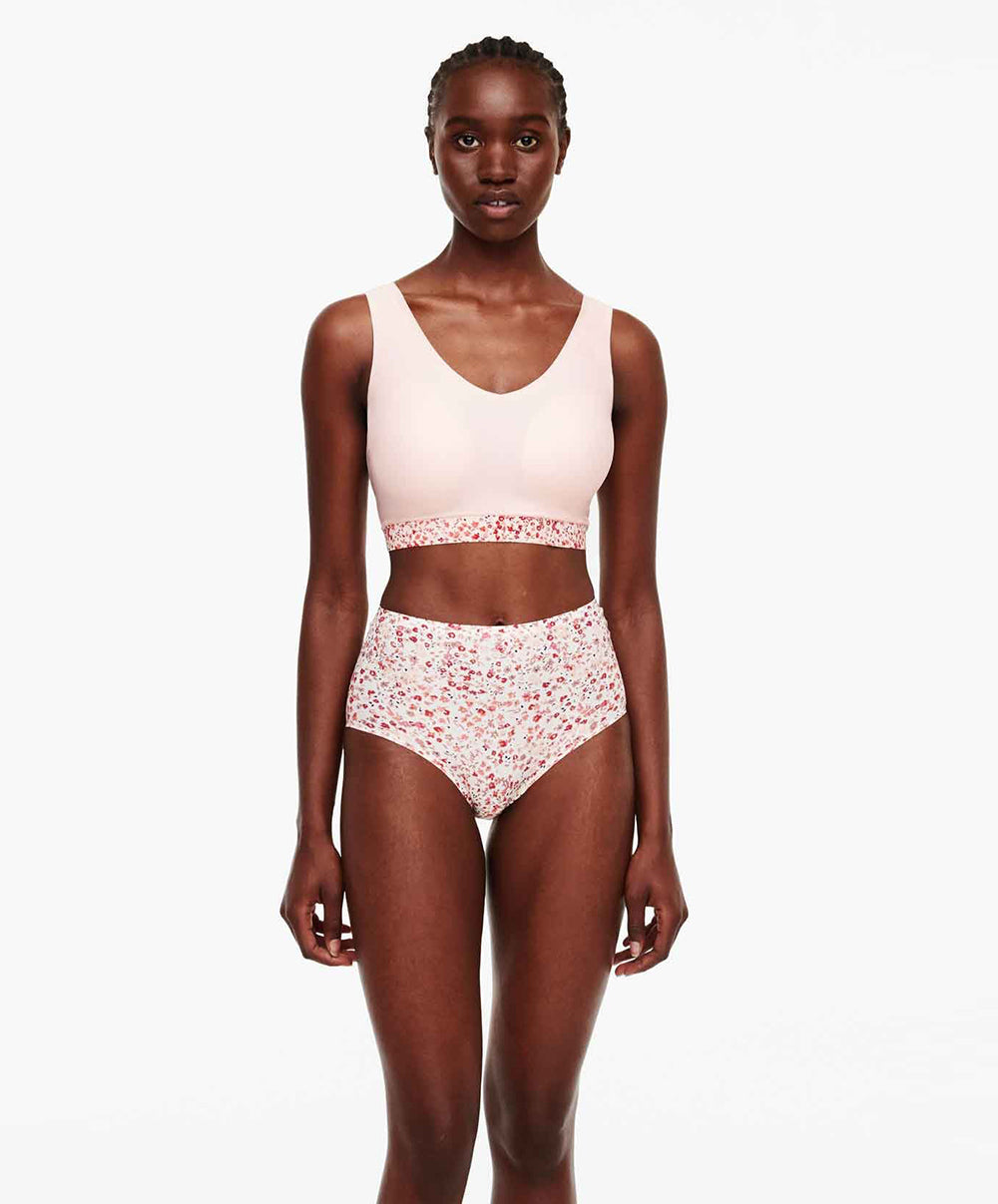 Bralette à coques à fleurs Chantelle Soft Stretch springtime C11D10-02S